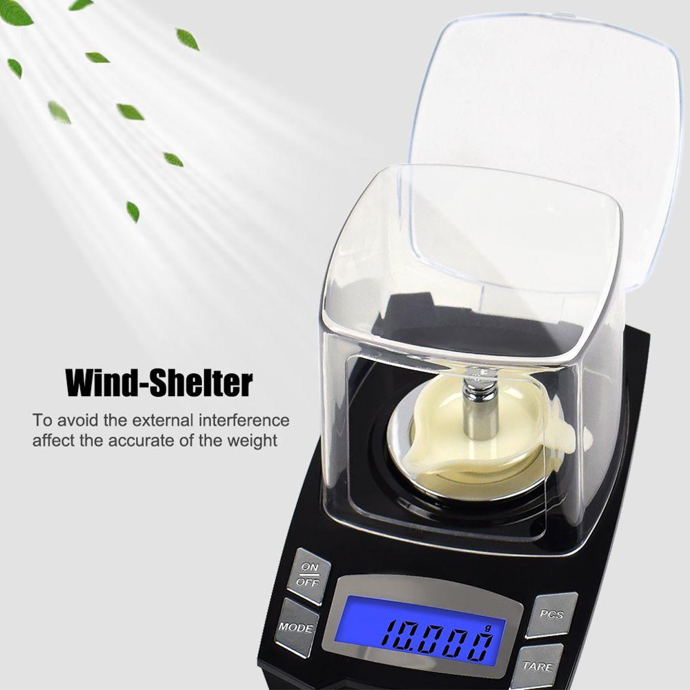 Cân Điện Tử Màn Hình LCD Kỹ Thuật Số Có Thể Sạc Lại Bằng Cổng USB Dùng Cân Trang Sức