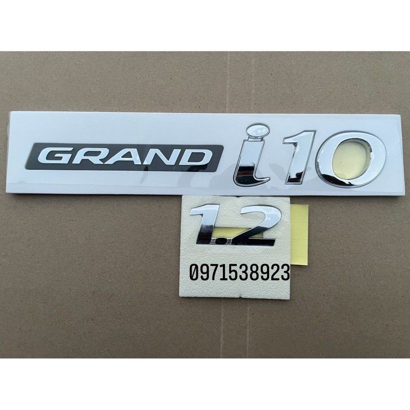 Tem chữ huyndai grand I10 1.2 xịn chính hãng 86330b4000 86310-b4000