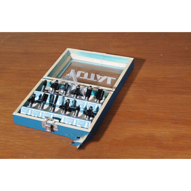 8mm Bộ mũi phay 12 chi tiết cốt 8mm Total TACSR1121