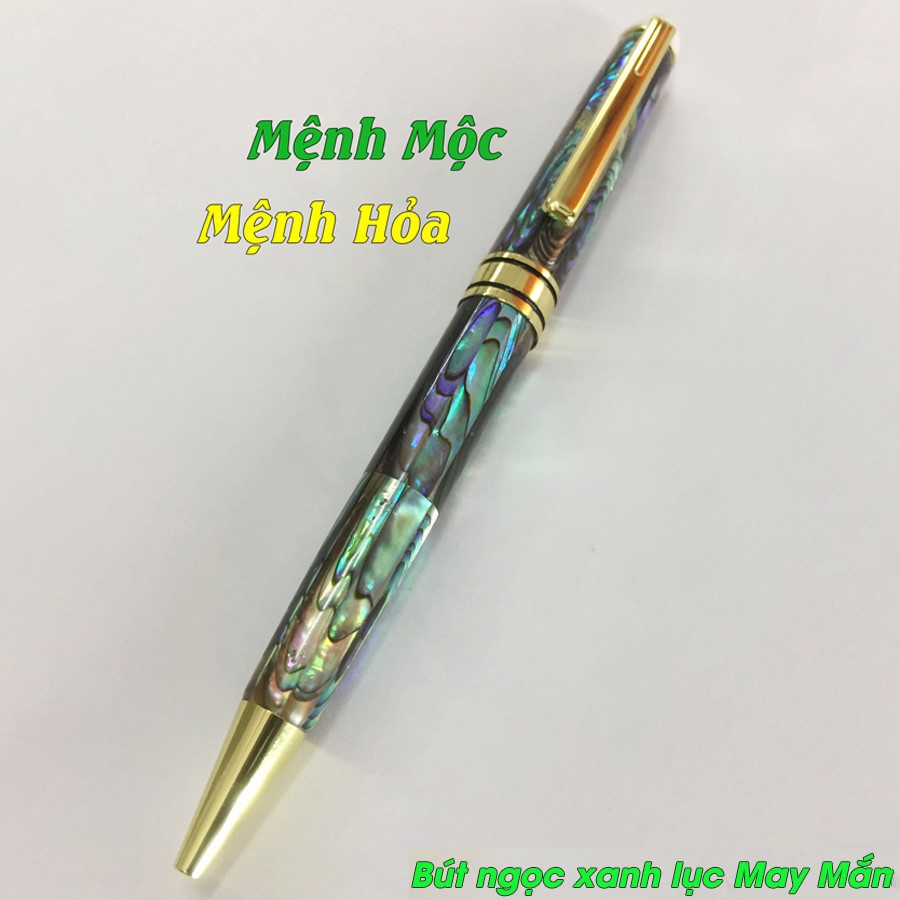 Bút khảm trai ngọc Xanh VIP, Bút ký cao cấp