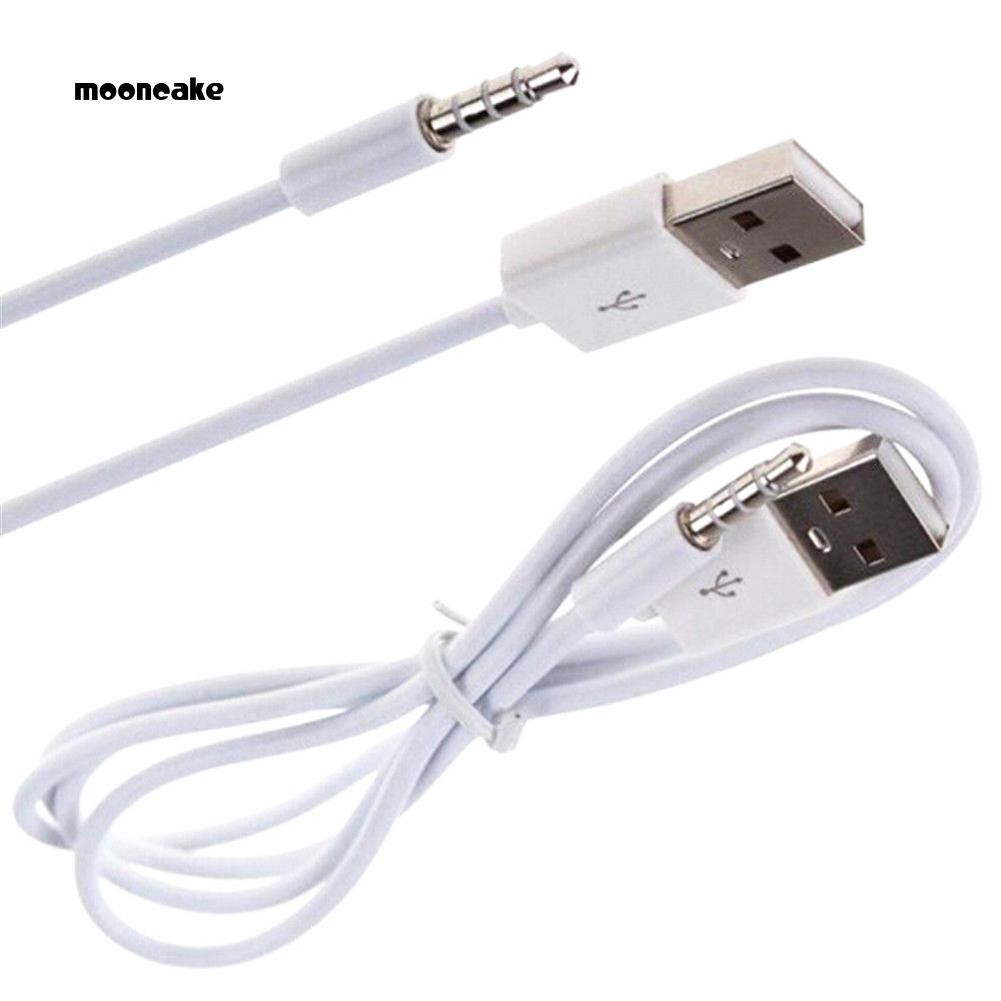 Cáp sạc USB 2.0 giắc cắm 3.5mm cho MP4 xe hơi