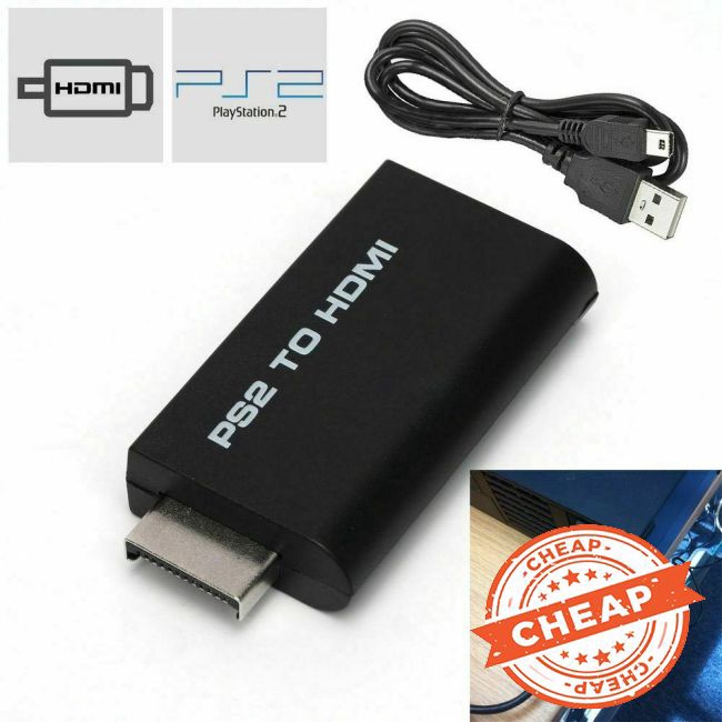 Thiết bị chuyển đổi PS2 to HDMI HD chuyên dụng cho máy chơi game Sony Playstation 2