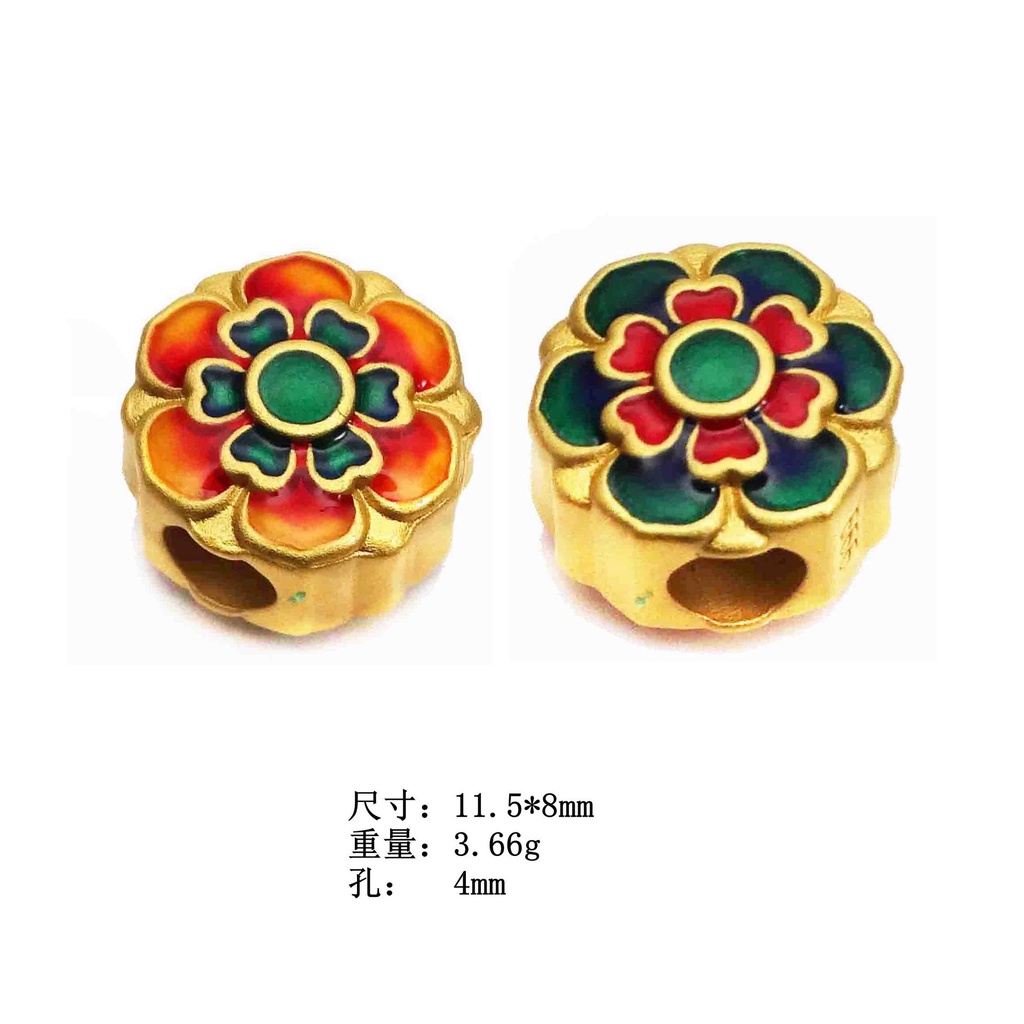 Phụ Kiện Hạt Làm Vòng Tay Bằng Da Phong Cách Trung Hoa Độc Đáo DIY