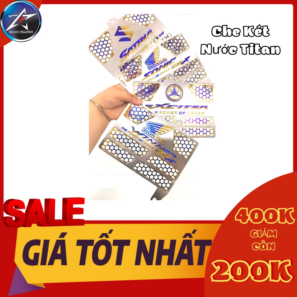 CHE KÉT NƯỚC TITANIUM CHO EXCITER 150 - WINNER - WINNER X - SONIC - VARIO