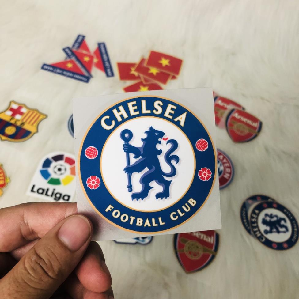 Sticker ủi áo, logo ủi áo bóng đá : logo câu lạc bộ bóng đá ép nhiệt Giá rẻ