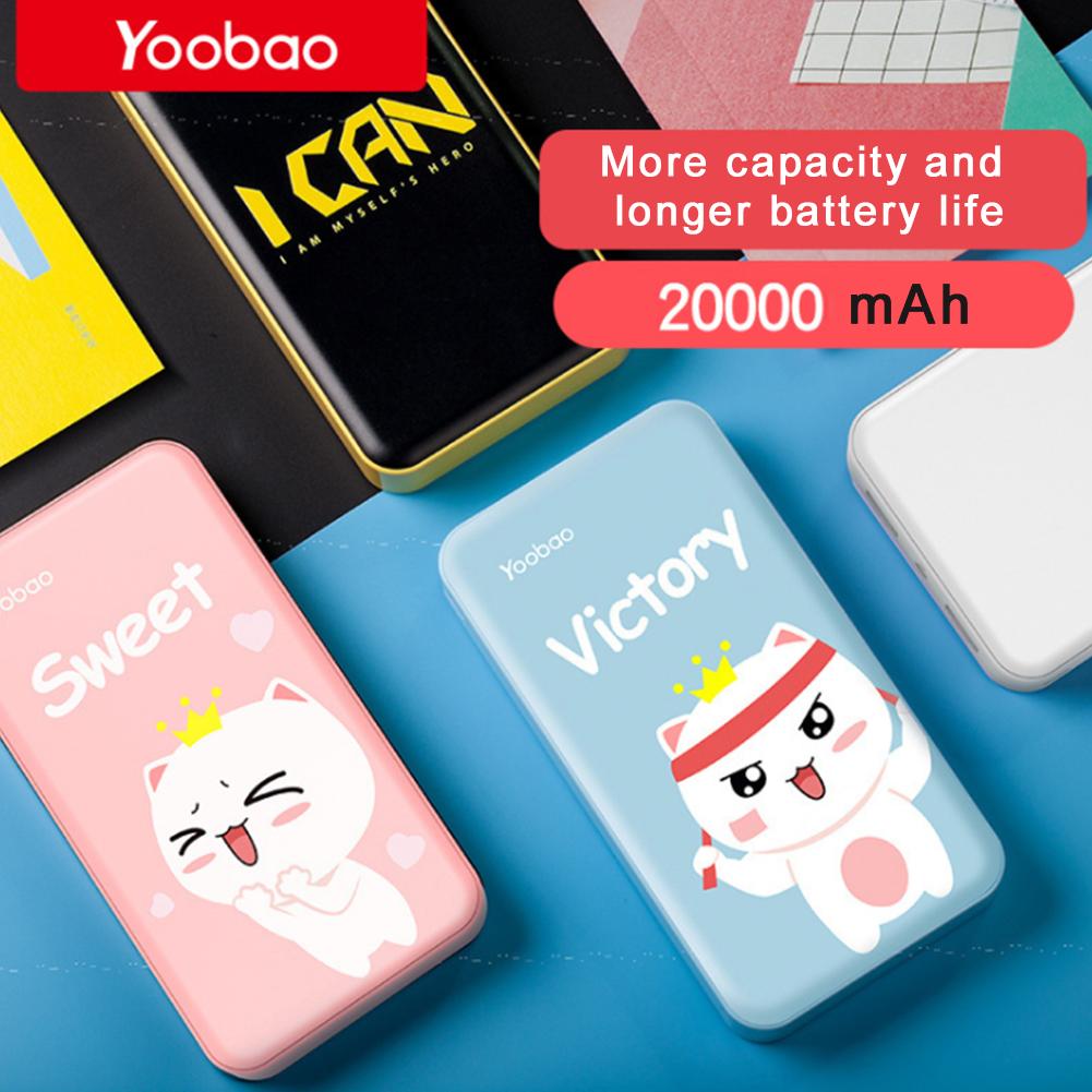 Yoobao S8Plus Power Bank 2000mAh Nguồn di động USB kép với đèn pin LED