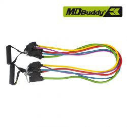 Bộ 5 dây tập thể dục đàn hồi chính hãng MDBuddy