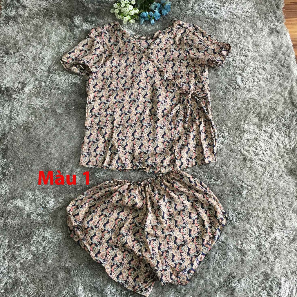 Đồ ngủ kimono vải bông lụa mát lạnh free size | BigBuy360 - bigbuy360.vn