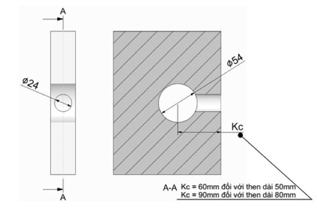 Bộ sản phẩm ổ Khóa Tay Nắm Tròn inox Solien