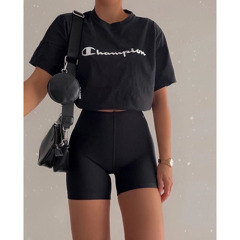 Quần đùi lửng ôm sát biker short xuất dư