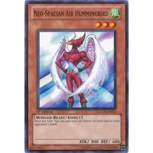 Thẻ bài Yugioh - TCG - Neo-Spacian Air Hummingbird - LCGX-EN021