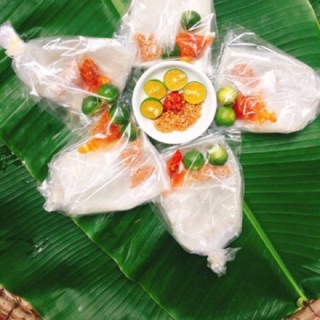 Combo 45 bánh tráng sa tế tắc + 5 me + 5 bánh tráng bơ + 1kg muối tôm