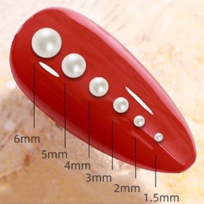 Bịch 1000 Trai Nửa Trắng Size 1.5, 2, 2.5, 3 Trang Trí Móng
