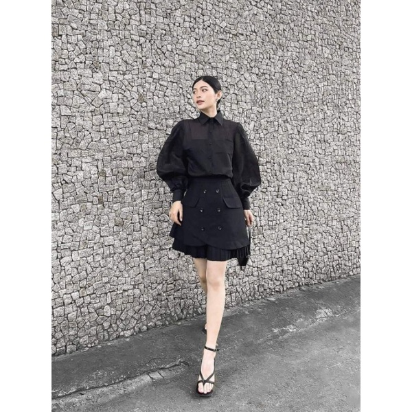 Pass chân váy đen thiết kế size M