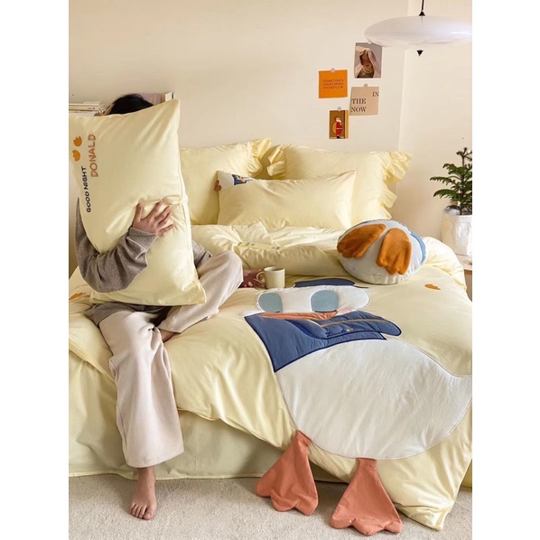 Set ga nỉ nhung Disney IGUN BEDDING chất nỉ nhung mềm mịn