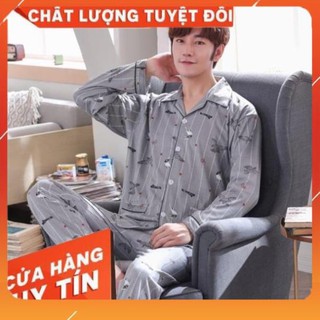 Đồ ngủ pijama Nam chất lụa [Hà Nội] [Free Ship99K]