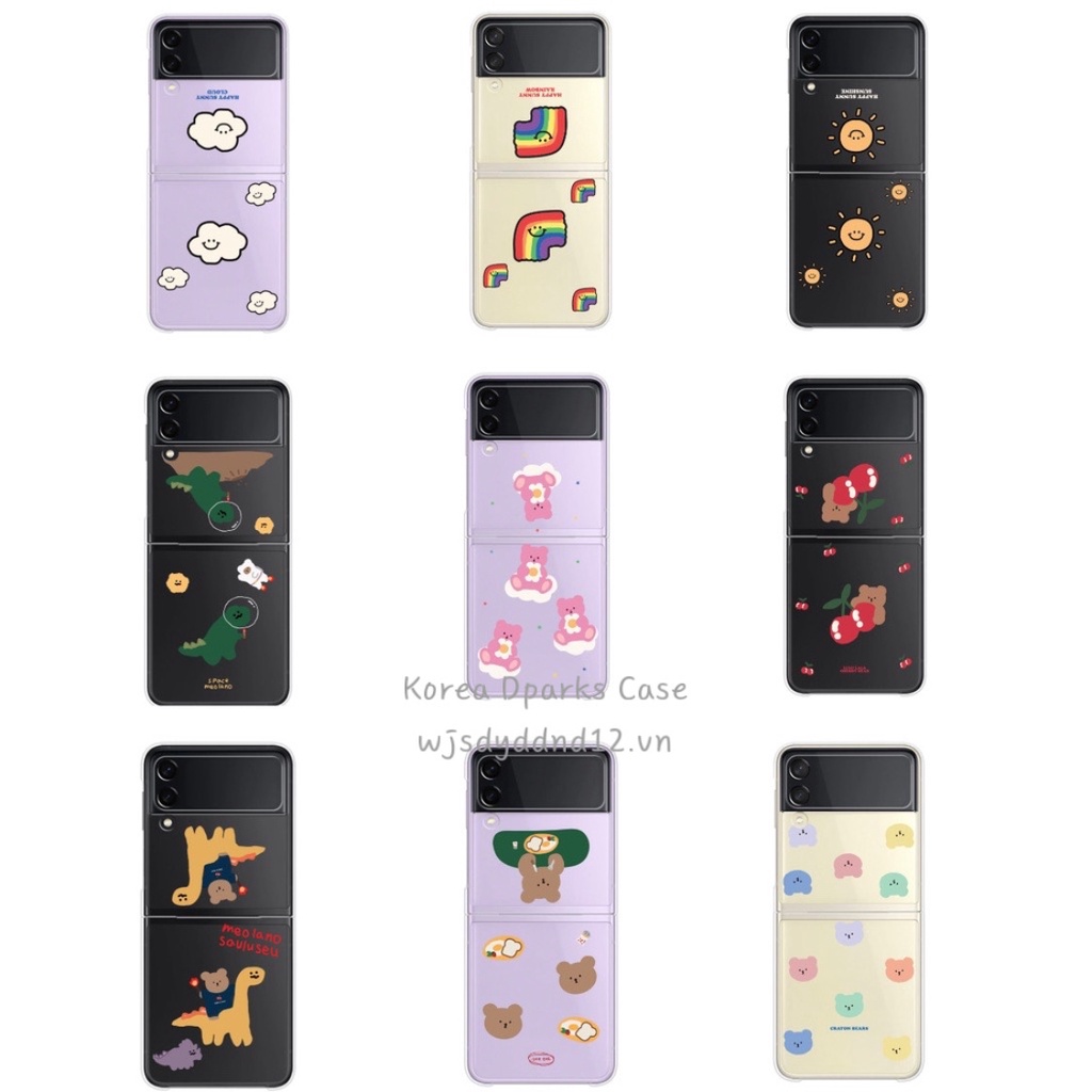 Korea Phone Case Samsung Galaxy Z Flip 3  Cute Korea phone Case Clear Case