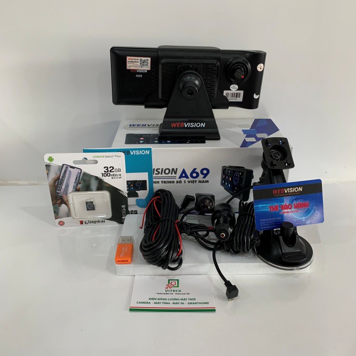 Camera hành trình cao cấp cho ô tô Webvision A69 AI(Điều khiển giọng nói ). Hàng Chính Hãng 100% | BigBuy360 - bigbuy360.vn