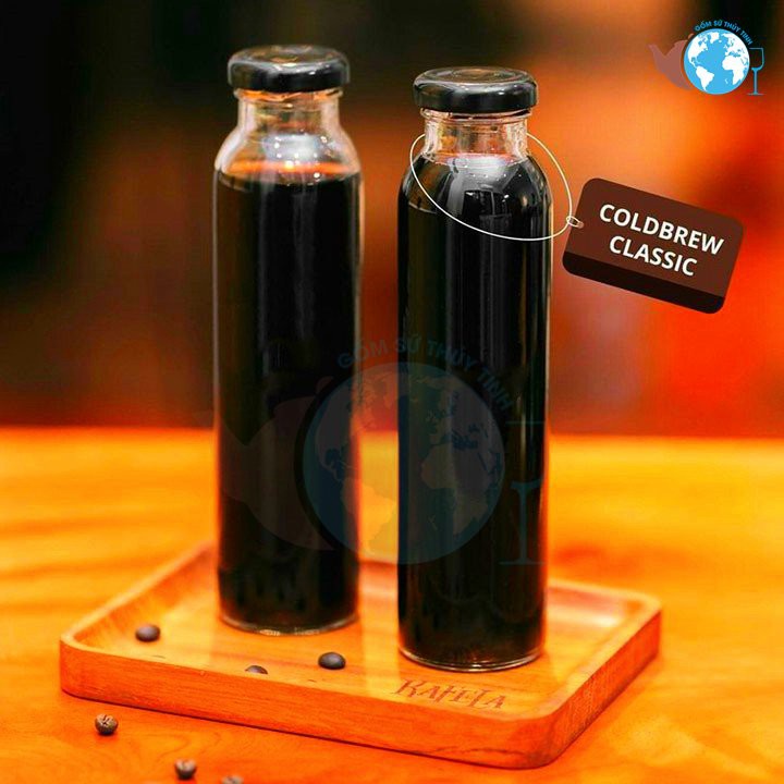 Chai trà tròn nắp thiếc vặn 350 ml