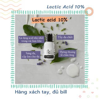 [SẴN] Serum tẩy tế bào chết The Inkey List Lactic Acid (AHA)