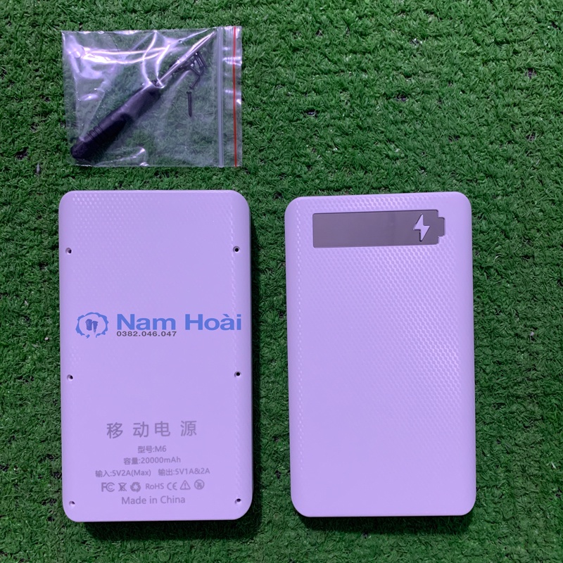 [HCM]Mạch Sạc dự phòng 2A + Box 6 cell pin 18650 không hàn M6 - KHÔNG CÓ PIN (MẪU MỚI 2021)