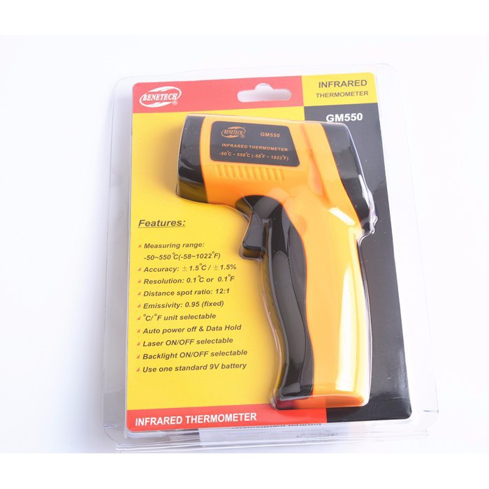 Máy đo nhiệt độ từ xa bằng laser GM550