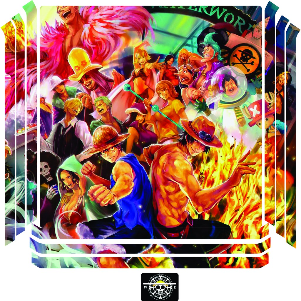 Miếng dán máy ps3 và ps4 One piece 1
