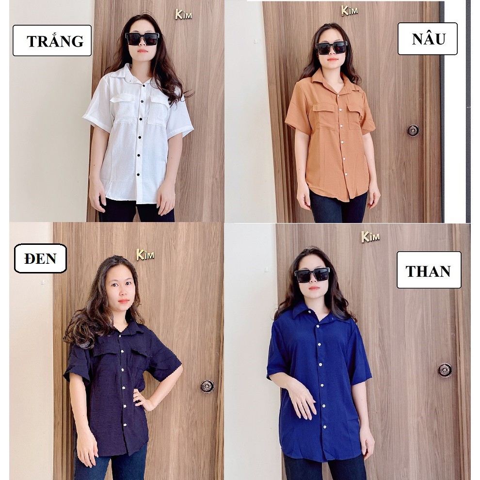 Áo Sơ Mi đũi nam nữ ngắn tay cổ bẻ Unisex, Áo đũi nam cổ bẻ vải Đũi lụa chống nhăn siêu mát lạnh (Thanh lý) - MINHSTORE | BigBuy360 - bigbuy360.vn