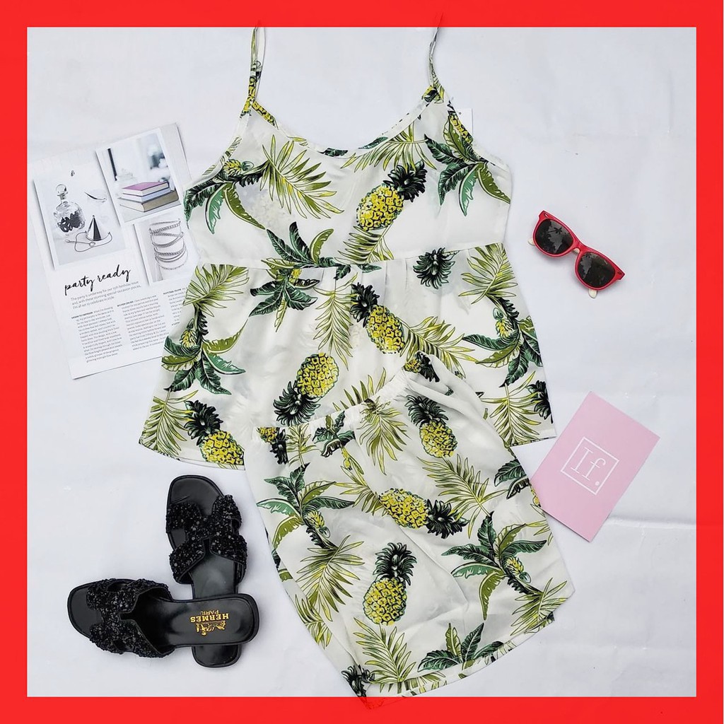 [ xả kho ] HS Bộ mặc nhà hoa lá