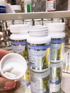 ( HÀNG CHÍNH HÃNG  ) Viên mọc tóc BEST BIOTIN SUPPLEMENT EX 90v
