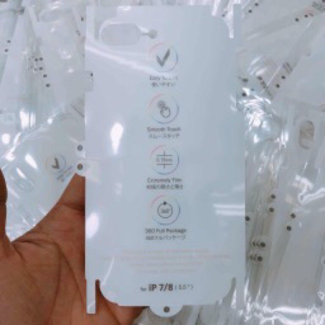 {Mặt Trước + Mặt Sau} Miếng Dán PPF Chống Va Đập Dành Cho iPhone X/Xs, 7plus/8plus, Xs max, 11,11pro,pro max/12promax/12