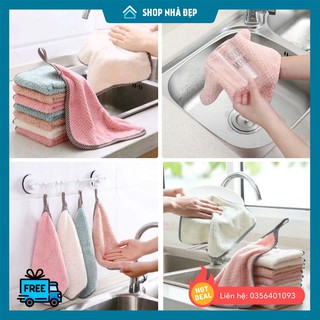 Khăn lau tay siêu mềm, Lau bếp siêu thấm hút lông cừu cao cấp| Nhà Đẹp – Gia Dụng Tiện Ích