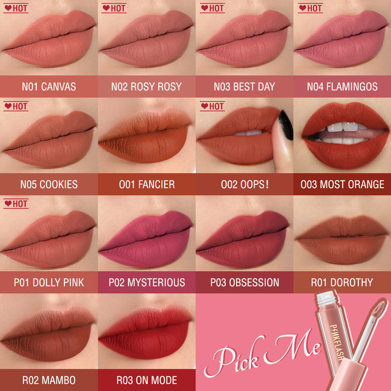 Women Long Lasting VE Moisturizing Velvet Matte Lipstick Set/Waterproof Sexy Lip Gloss/Smooth Delicate Lip Tint Non-Fade | BigBuy360 - bigbuy360.vn