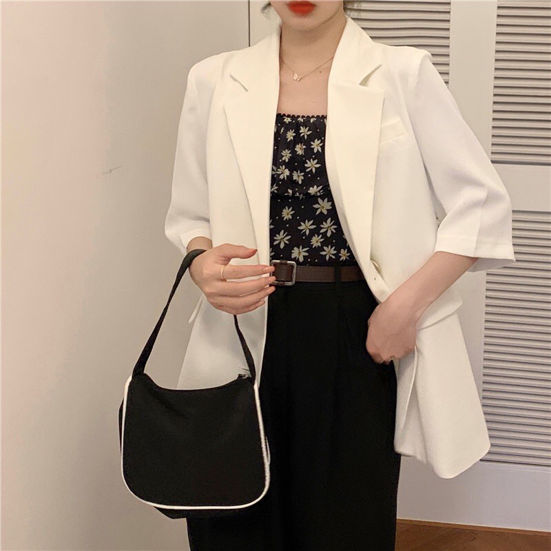 [bunny] Áo blazer cộc tay phong cách nhẹ nhàng | BigBuy360 - bigbuy360.vn