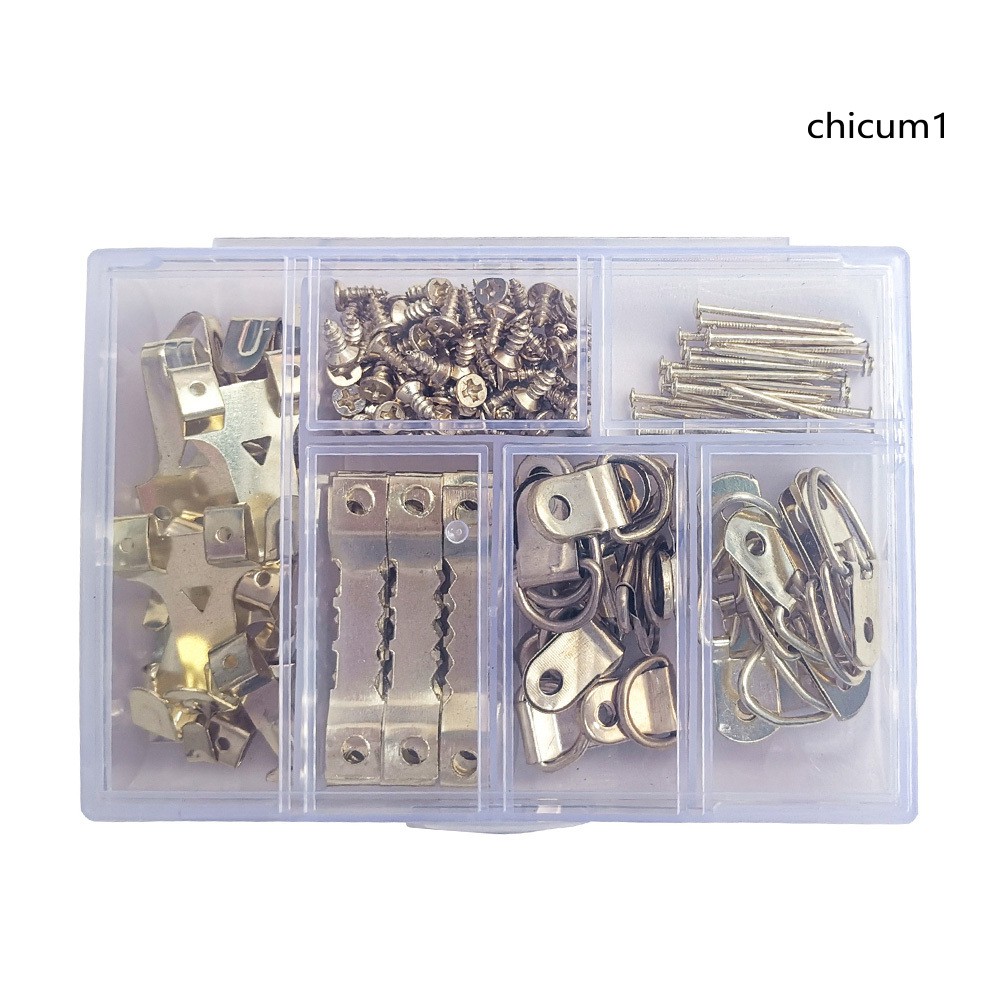 Set 180 Móc Treo Khung Ảnh Hình Răng Cưa Chữ D