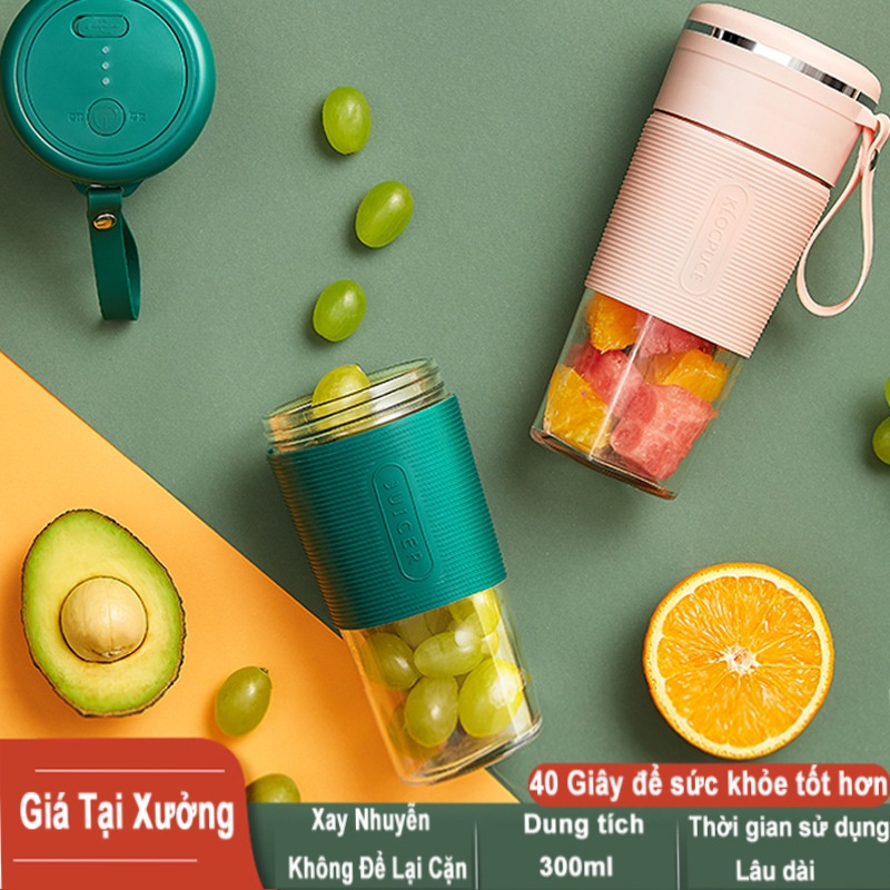 Máy xay sinh tố cầm tay mini Jiashi juicer xay nhuyễn trong 40s  chính hãng bảo hành 1 đổi 1 MXS01