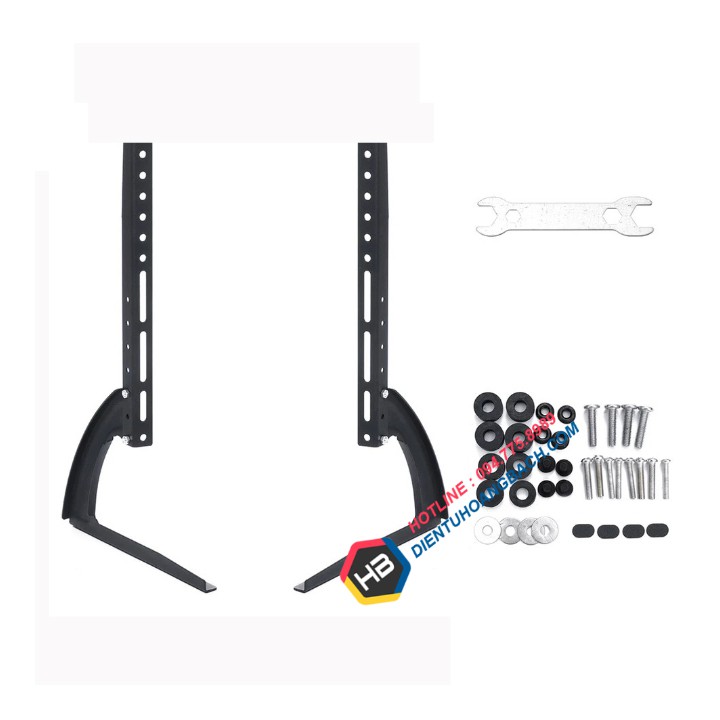 Chân đế tivi đa năng ErgoTek E601 26 - 40 Inch - Chân Tivi Để Bàn - Chân Đế Màn Hình Thép Sơn Tĩnh Điện [ Hơn TV01 ]