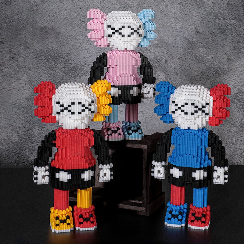 Đồ Chơi LEGO Lắp Ráp Hình kaws Dễ Thương Cho Bé