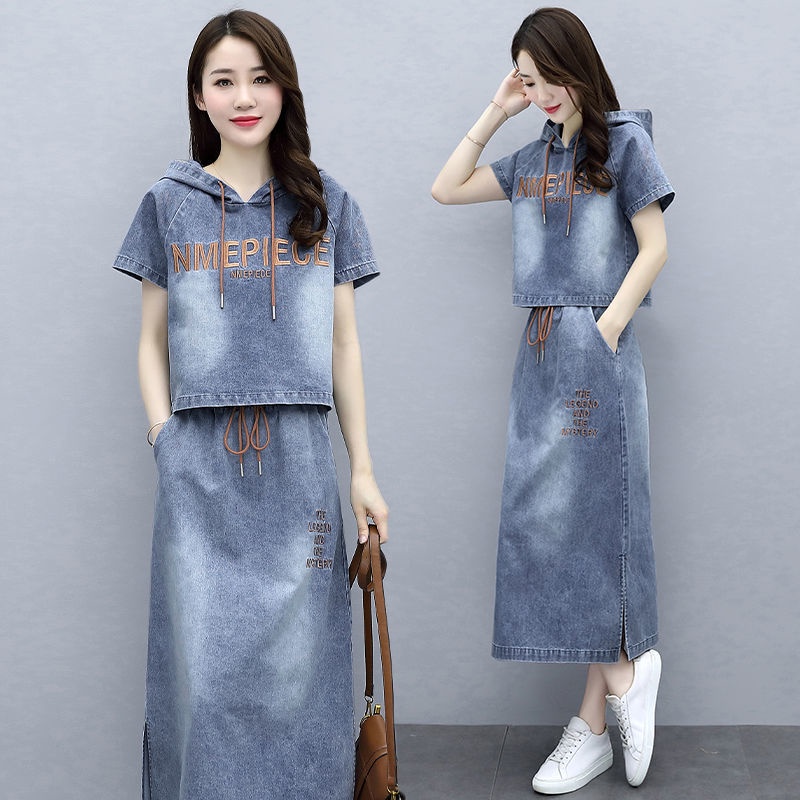 Đầm Denim Dài Phong Cách Phương Tây Thời Trang Mới 2022 Cho Nữ