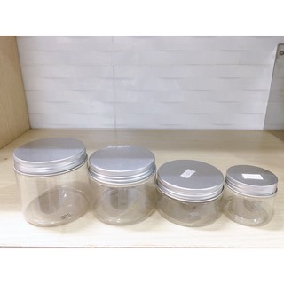 Set 10 hũ nhựa trong nắp thiếc