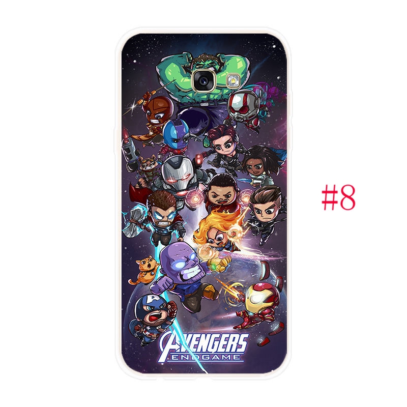 Ốp Điện Thoại Tpu Dẻo Họa Tiết Spiderman Iron Man Độc Đáo Thời Trang Cho Samsung Galaxy A3 A5 A7 2016 2017