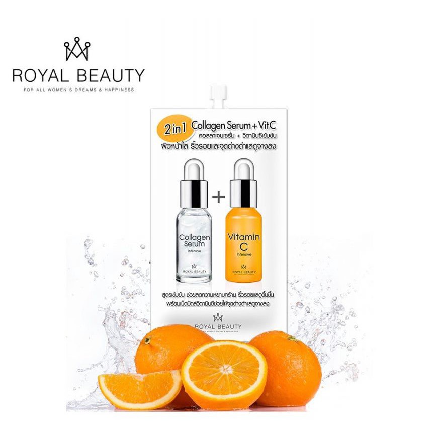 Collagen Serum Vit C 2in1 Dưỡng Trắng Da Chống Lão Hóa