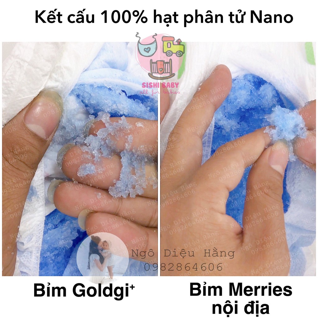 Bỉm GOLDGI+ MẪU MỚI 2020 Nhật Bản Dán/Quần (Đủ size N92/S84/M66/L48/XL44/XXL32)