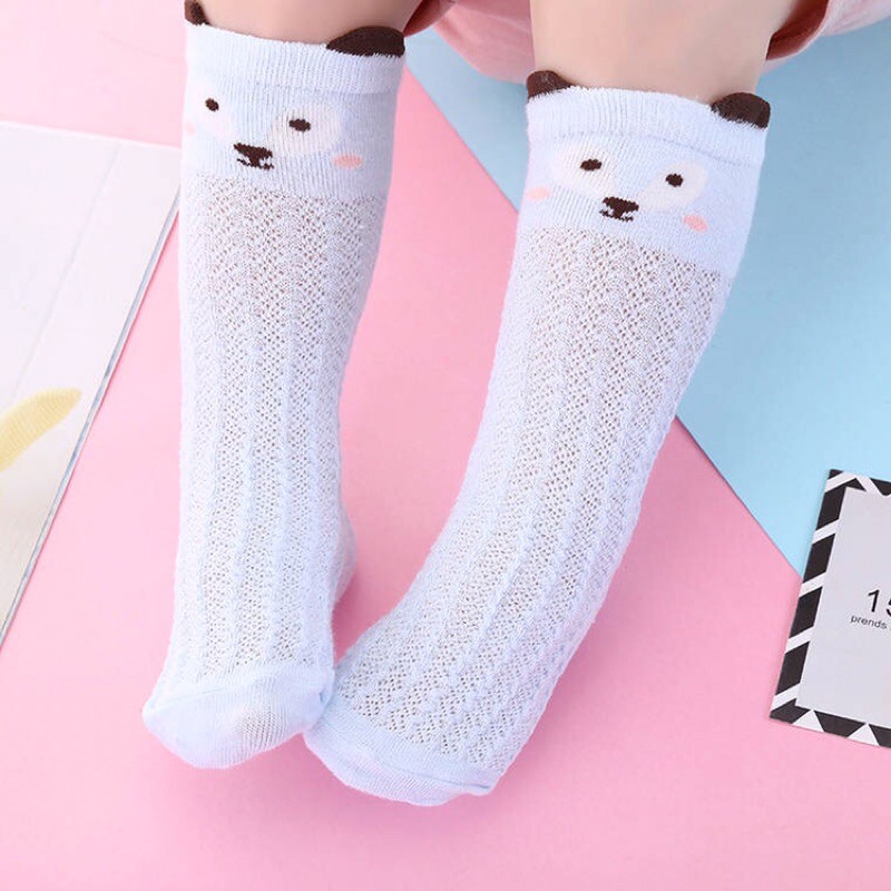 Tất lưới chống muỗi cho bé cao cổ, chống trơn trượt TATB1