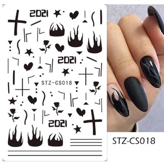 (nhiều mẫu) Nhãn dán, Sticker trang trí móng Icon