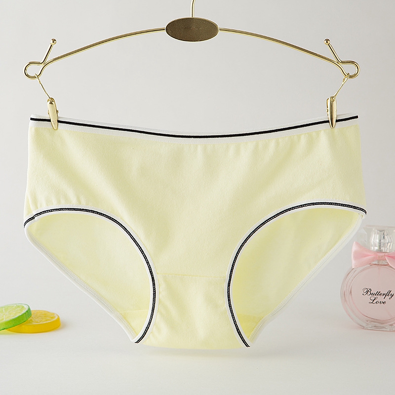 Quần Lót Cotton Thoáng Khí Với Thiết Kế Trơn Màu Xinh Xắn Dành Cho Nữ | BigBuy360 - bigbuy360.vn