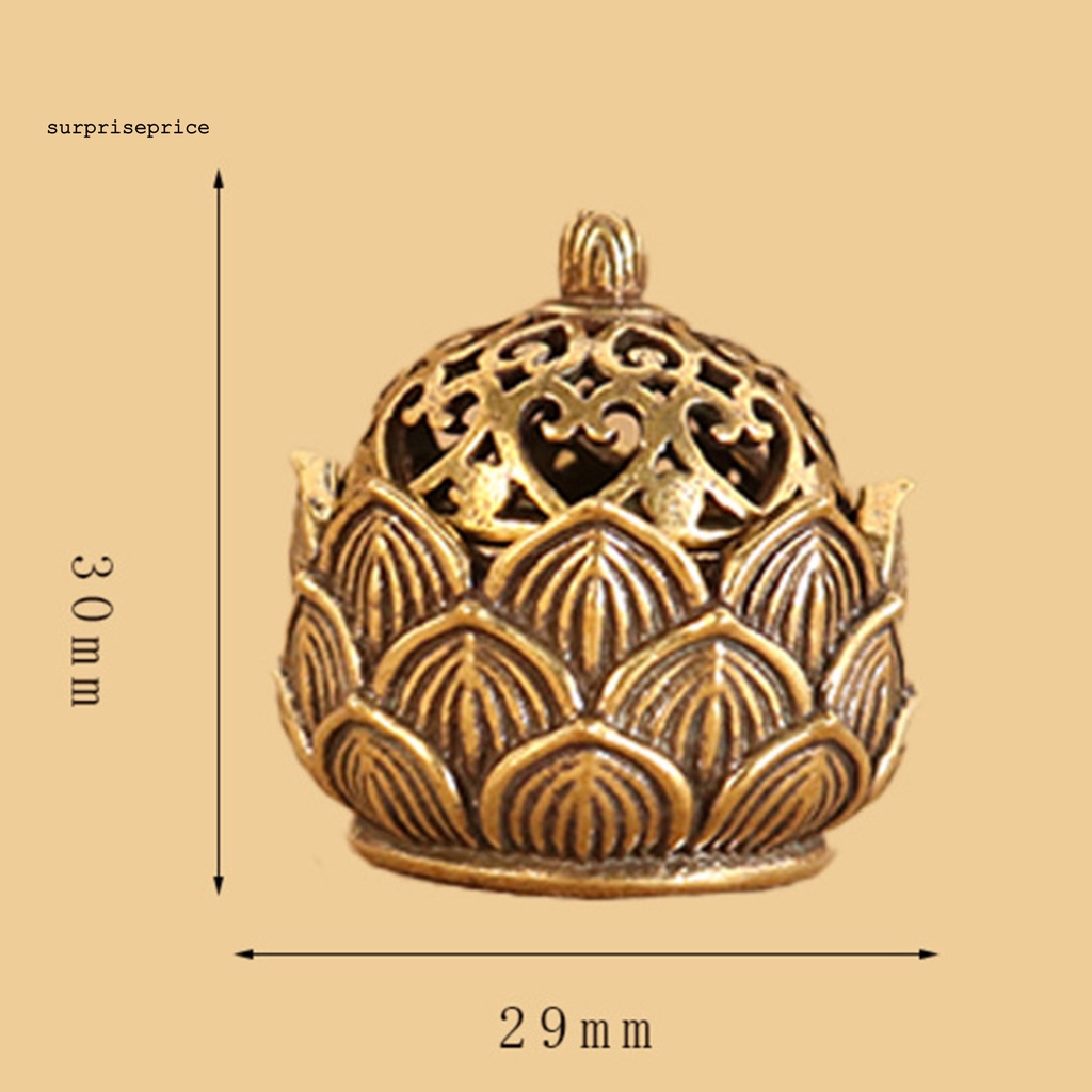 Giá Đỡ Trầm Hương Hình Hoa Sen Nghệ Thuật Bằng Đồng Dùng Trang Trí Nhà Cửa