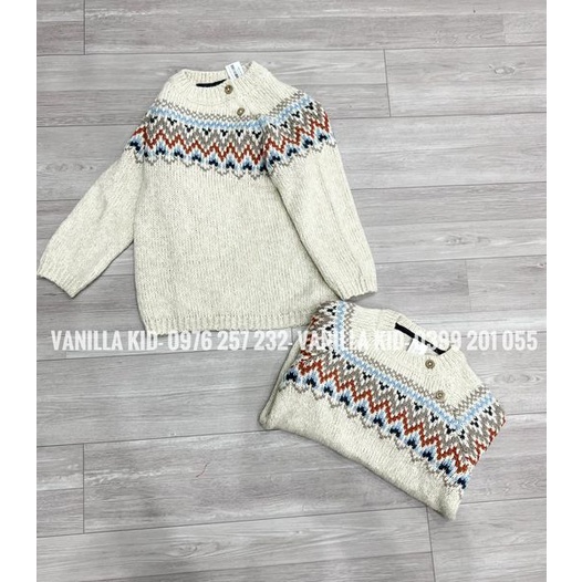 Áo len thổ cẩm bé trai