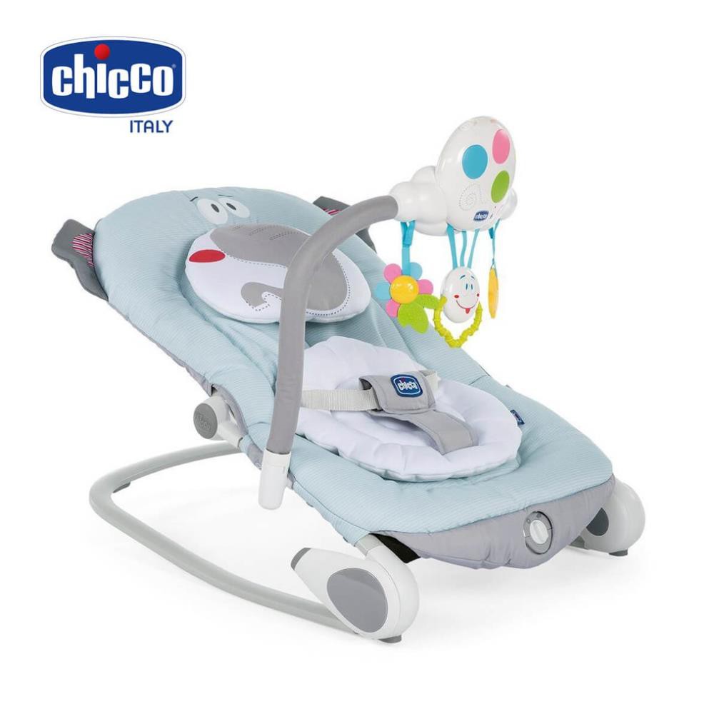 GHẾ RUNG TỰ ĐỘNG 3 IN 1 CHICCO BALLOON VOI CON (CHÍNH HÃNG) CHO BÉ (115376)