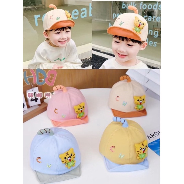 mũ lưỡi trai 3D hình hổ con cực kute cho bé yêu
